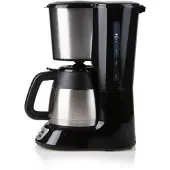 Domo Cafetière filtre - - DO709K - 1000 W - 1 L - 8 tasses - Écran LCD - Minuteur 24 h - Acier inoxydable