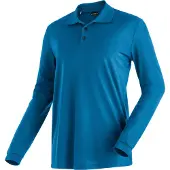 Maier Sports Ulrich Long Sleeve Polo Bleu L Homme