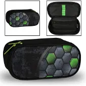 Sarcia.eu Trousse à crayons de football, sacoche zippée, pour garçons