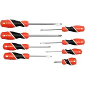 YATO Jeu de tournevis PH+plats, magnétiques 8 pièces