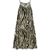 Vero Moda Robe d’été 'VMJesmilo' greige / noir