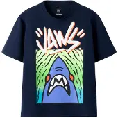 Name it T-Shirt 'NKMMateo Jaws' bleu roi / bleu foncé / vert clair / blanc
