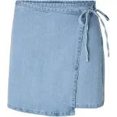 Pieces Jupe 'PCFLora' bleu denim