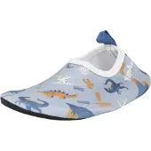 Playshoes Claquettes / Tongs 'Meeresfreunde' camel / bleu / bleu-gris