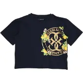 GUESS T-Shirt bleu nuit / jaune / or / vert