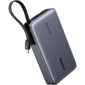 UGREEN Power Bank (55992B), , charge rapide, affichage numérique, USB, Type-C, câble USB-C intégré, 145 W, 20000 mAh - Gris