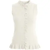 Imily Bela Cardigan blanc cassé