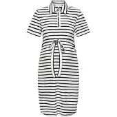 ONLY Maternity Robe 'Lixa' noir / blanc