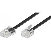 Goobay Câble DSL RJ11 à RJ45 - 6 mètres - Noir -