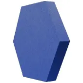 Mega Acoustic HexaPET 7 cm Blue Panneau de mousse absorbant