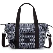 Kipling Sac bandoulière 'ART MINI' noir / blanc