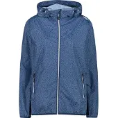 CMP Veste Femme Rain Fix Hood M926 Bleu 38
