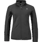 Schöffel Veste en polaire fonctionnelle 'Style Cascata' noir / blanc