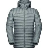 Mammut - Doudoune polyvalente légère et compacte - Broad Peak Light IN Hooded Jacket Men Strata - Taille L - Gris