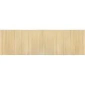 vidaXL Tapis rectangulaire naturel clair 60x200 cm bambou