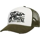 Superdry Casquette olive / noir / blanc