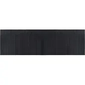 vidaXL Tapis rectangulaire noir 60x200 cm bambou