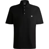 HUGO BOSS T-Shirt 'C-Parris 01' gris / noir / blanc