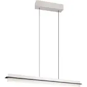 TRIO Lampe LED suspendue EMERSON 346710176, 22 W, 2500 lm, gris
