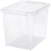 Smartstore 3542270 Boîte de rangement CLASSIC 52 L, clips : blanc