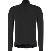 Rogelli Hommes, Maillot de cyclisme, Chemise de Cyclisme à Manches Longues Essential II (3XL), Noir, 3XL