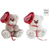 Van Manen Veenendaal Take Me Home Beer met Ballonhart Pluche - 20cm