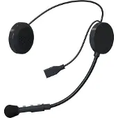 INF Casque de moto Bluetooth 5.2 Black