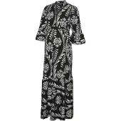 Vero moda Maternity Robe-chemise noir / blanc