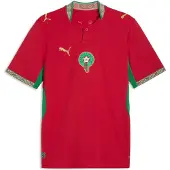 Puma Maillot 'FRMF Home' jaune d'or / vert clair / rouge / blanc