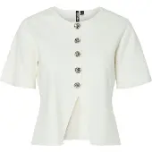 Pieces Cardigan blanc naturel