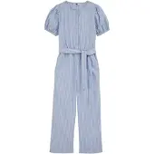 We fashion Ensemble bleu denim / blanc