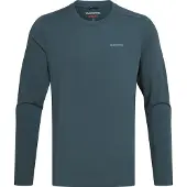 Craghoppers Nosilife Abel Long Sleeve T-shirt Bleu XL Homme