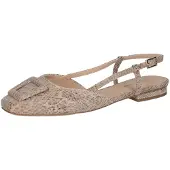 Peter kaiser Ballerines à lanières beige / noir