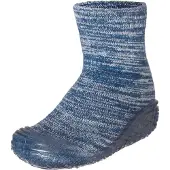 Playshoes Pantoufle bleu chiné