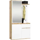 Akord Ensemble D'entrée Entro Chêne Artisan/Blanc 95X35X183