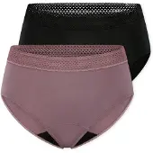 Schiesser Slip ' Care ' violet / noir