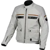 Sonstiges Veste textile imperméable Macna Oryon pour moto, gris clair, M