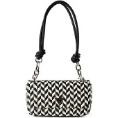 GUESS Sac bandoulière 'Tessi' noir / blanc