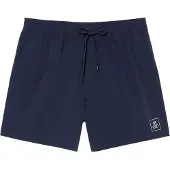 Marc O'Polo Maillot de bain 'Essentials' bleu marine / blanc