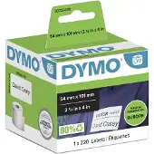 Dymo LabelWriter Grandes Étiquettes 54 x 101 mm 220 Pièces