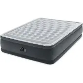 Intex Queen Comfort-Plush Airbed avec pompe intégrée - 203x152x46 cm