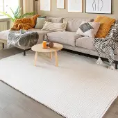 De Onlinewinkelier b.v. Volero - Tapis en laine - Wise Blanc - 140x200 cm