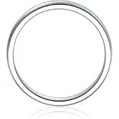 Männerglanz Bague argent