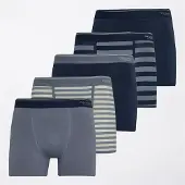 Crosshatch Boxers Linatrix Homme Cinque Pezzi Bleu