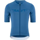Craft Endur Logo Short Sleeve Jersey Bleu 2XL Homme
