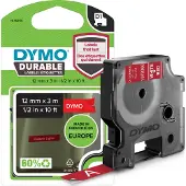 Dymo Ruban Dymo Durable 1978366 Blanc sur rouge (12 mm)