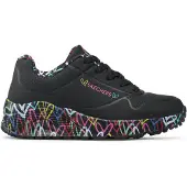 SKECHERS Baskets basses enfant UNO LITE filles - Noir - 39 1/2