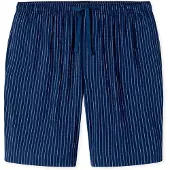 Schiesser Pantalon de pyjama 'Mix & Relax' bleu marine / blanc