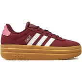 Adidas VL Court - Sneakers Enfant - Rouge - Pointure 38 2/3 - Maille/synthétique