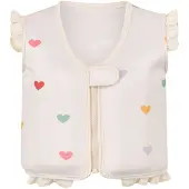 Vanilla Copenhagen Gilet de natation - Neo - Hearts - Cream - - 6-8 ans (116-128) - Gilet de natation